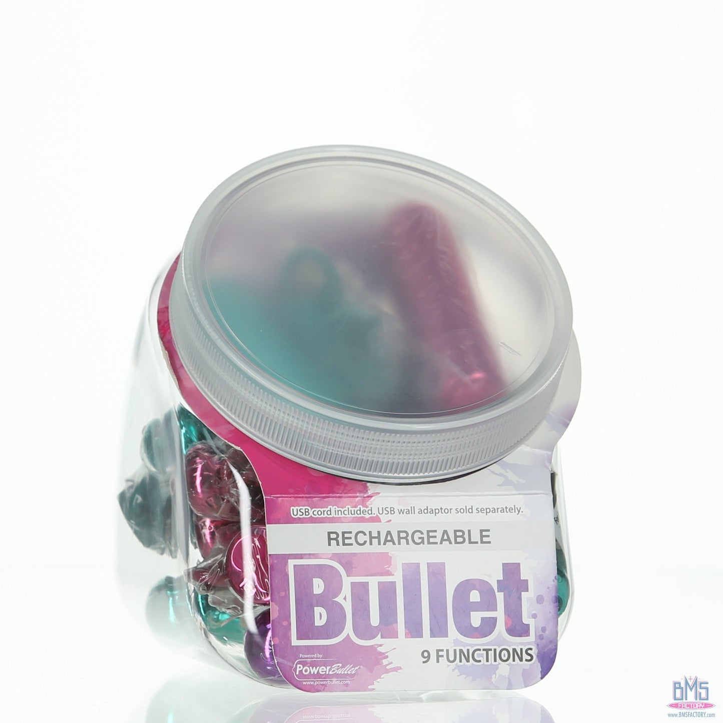 PowerBullet Rechargeable Power Bullet Bowl - Display of 12