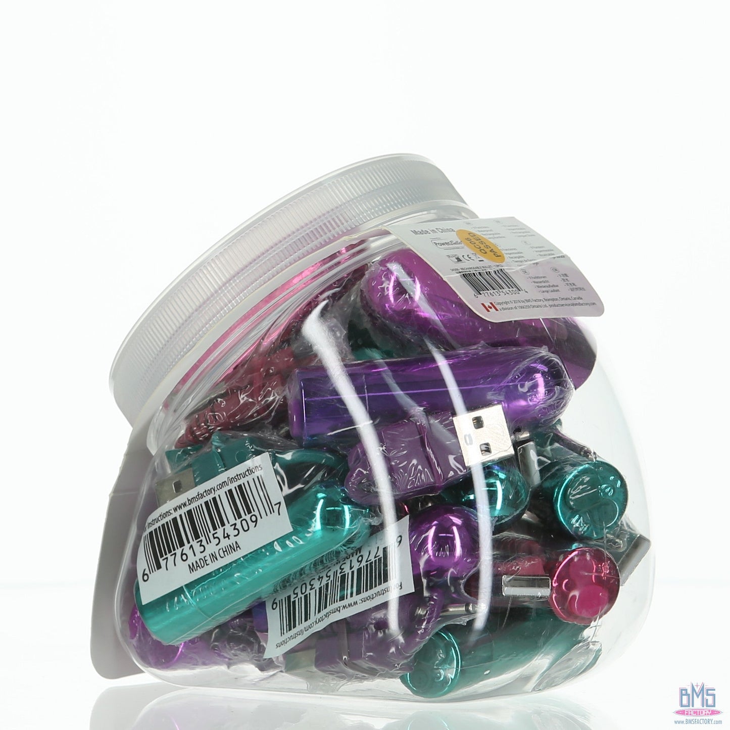 PowerBullet Rechargeable Power Bullet Bowl - Display of 12
