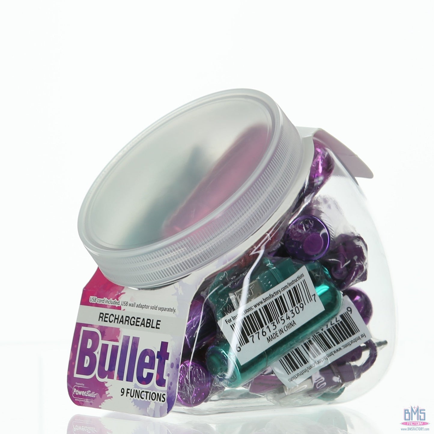 PowerBullet Rechargeable Power Bullet Bowl - Display of 12