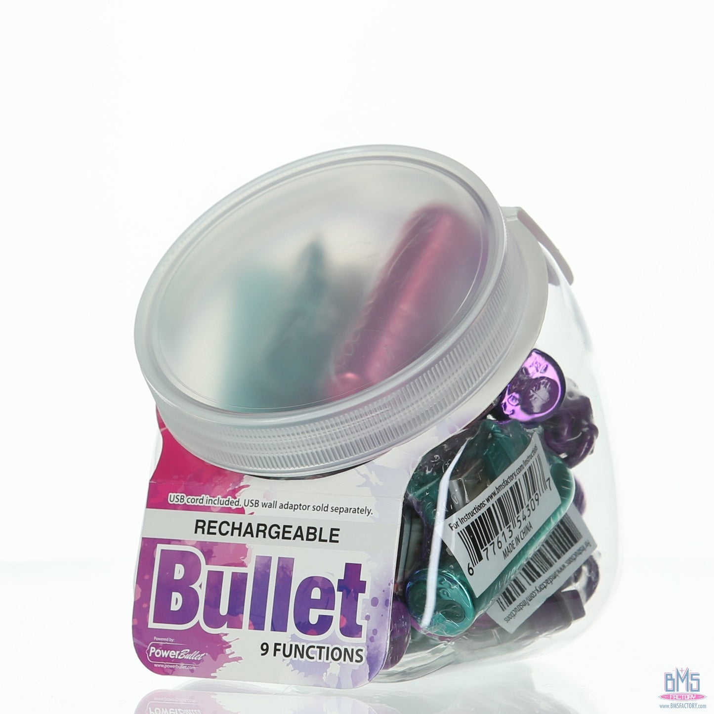 PowerBullet Rechargeable Power Bullet Bowl - Display of 12