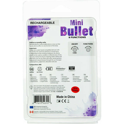 PowerBullet Rechargeable Mini Power Bullet – Clamshell - Purple