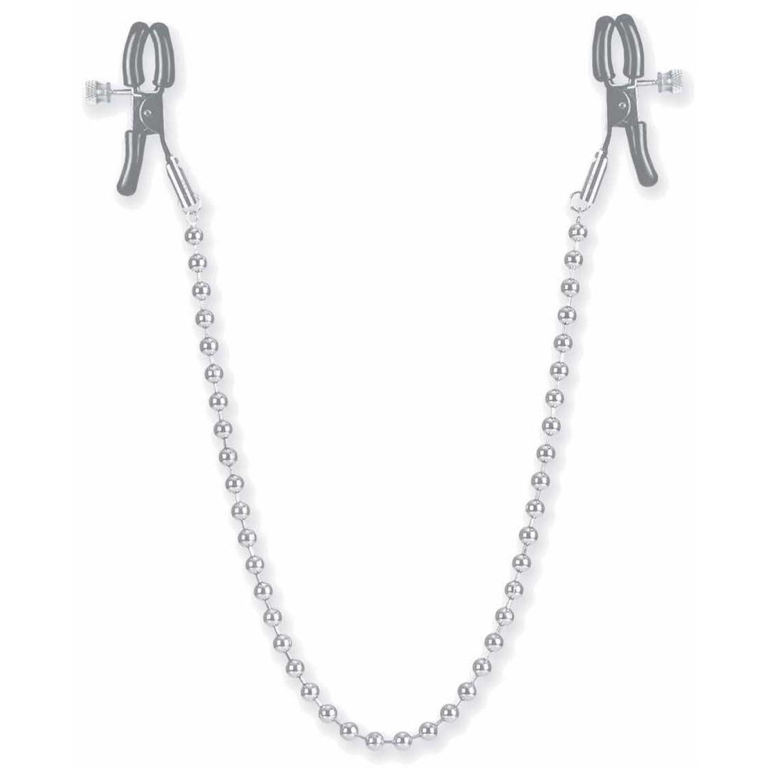 CalExotics® Silver Beaded Nipple Clamps