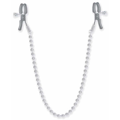 CalExotics® Silver Beaded Nipple Clamps