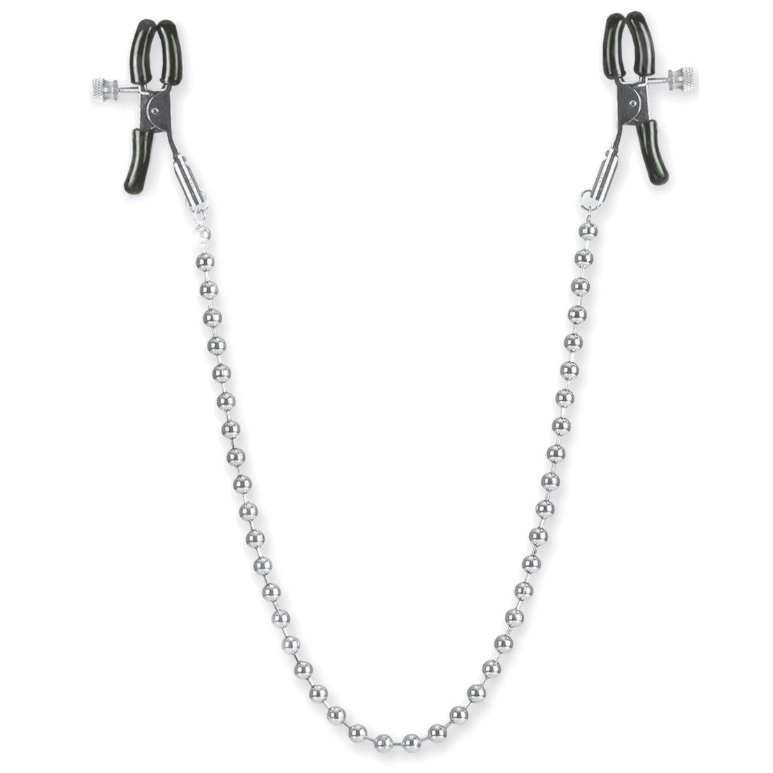 CalExotics® Silver Beaded Nipple Clamps
