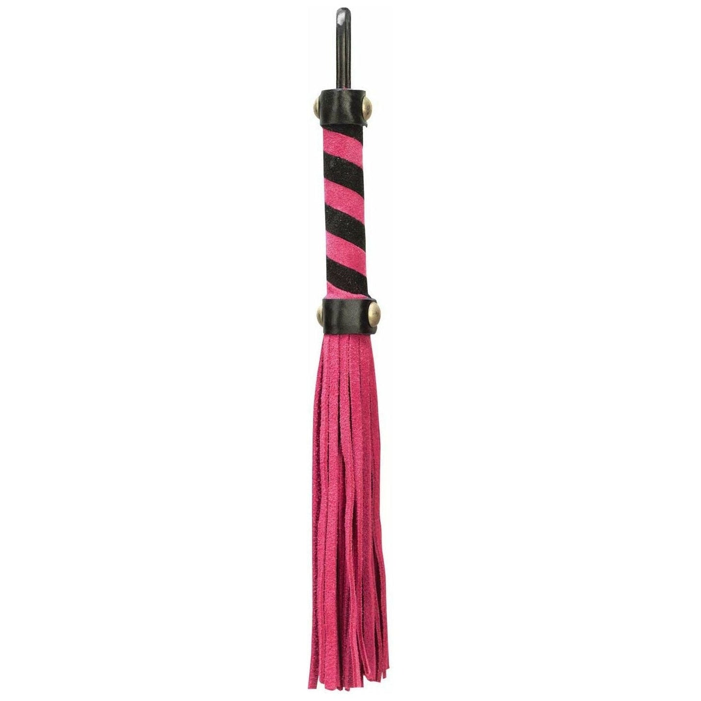 Punishment Small Whip - Fuchsia with Black and Fuchsia Handle