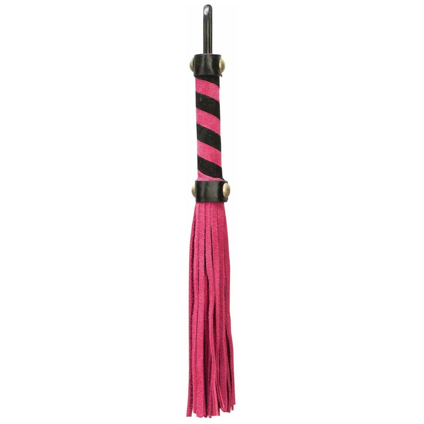Punishment Small Whip - Fuchsia with Black and Fuchsia Handle