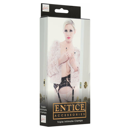 CalExotics® Entice Accessories Triple Intimate Clamps