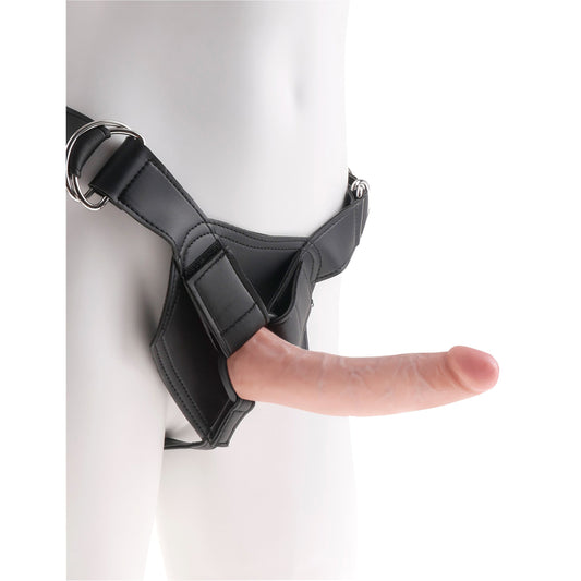 Pipedream Products King Cock Strap-On Harness with 7 Inch Cock