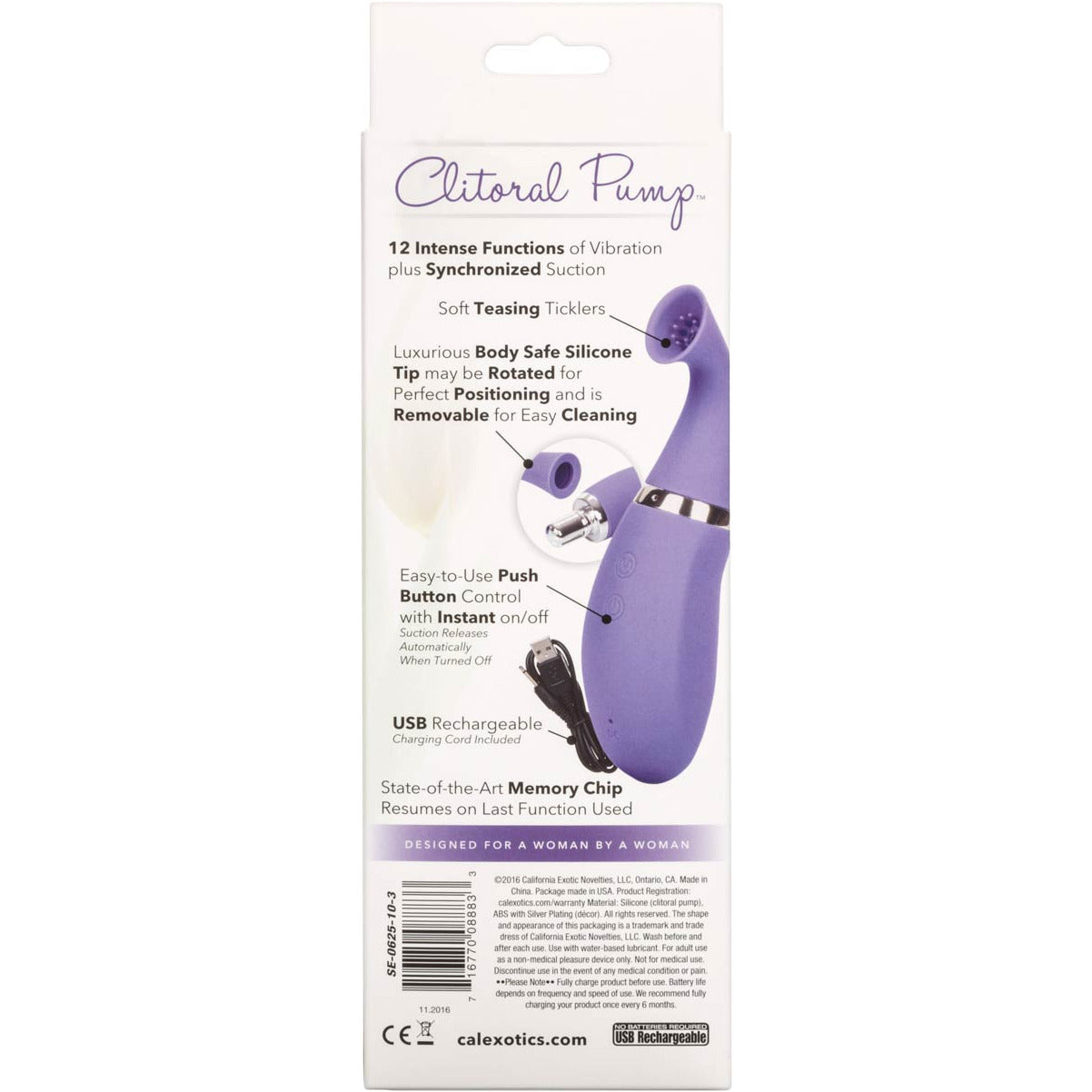CalExotics® Rechargeable Clitoral Pump