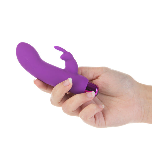 PowerBullet - Alice’s Bunny - Rechargeable Bullet with Removable Rabbit Sleeve - Purple