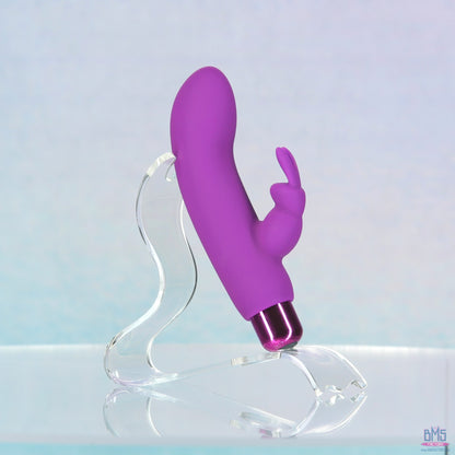 PowerBullet - Alice’s Bunny – Rechargeable Bullet with Removable Rabbit Sleeve – Purple