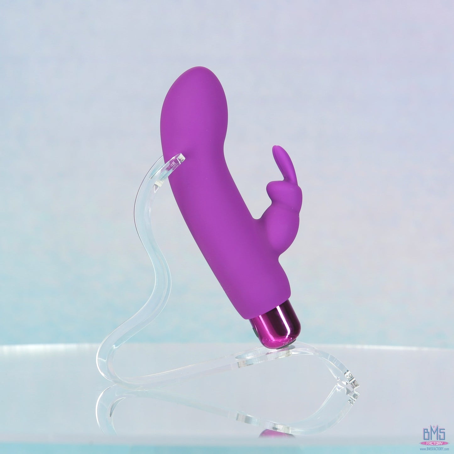 PowerBullet - Alice’s Bunny – Rechargeable Bullet with Removable Rabbit Sleeve – Purple