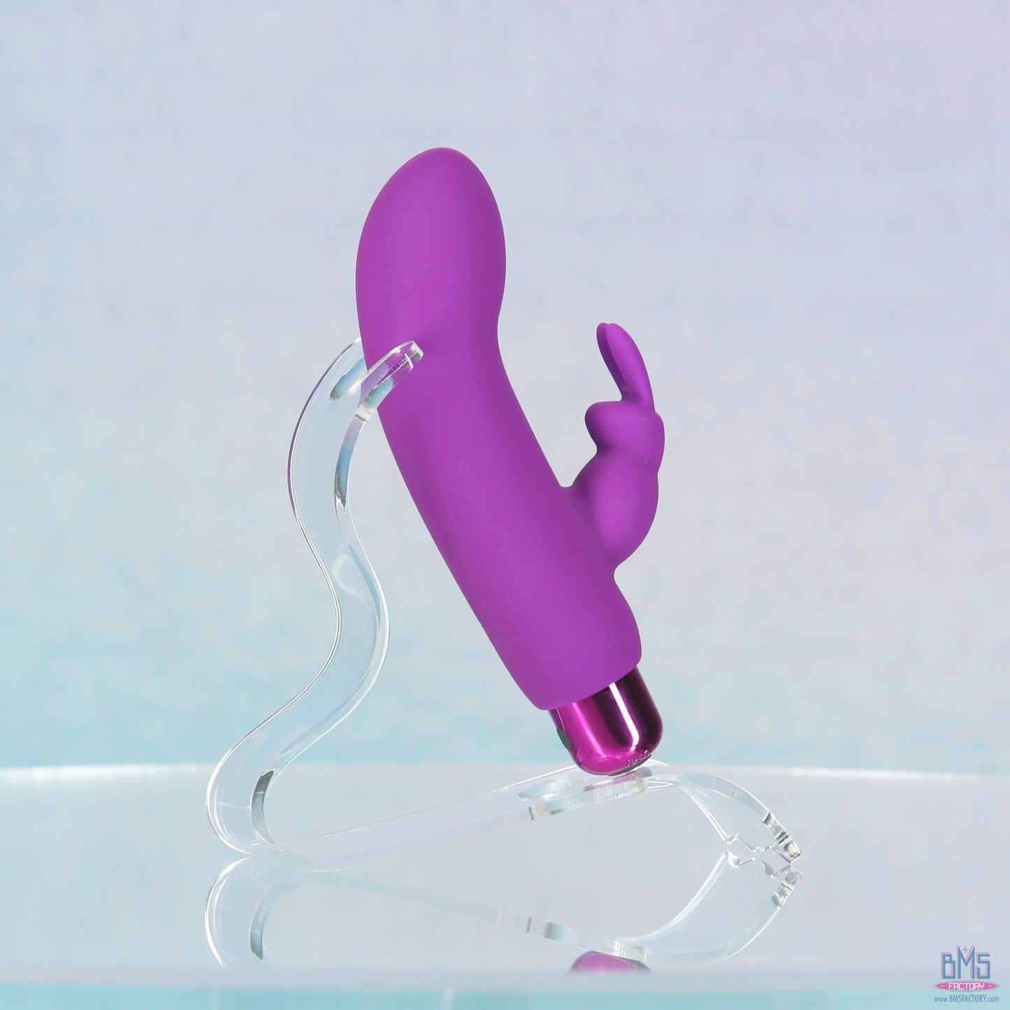 PowerBullet - Alice’s Bunny – Rechargeable Bullet with Removable Rabbit Sleeve – Purple