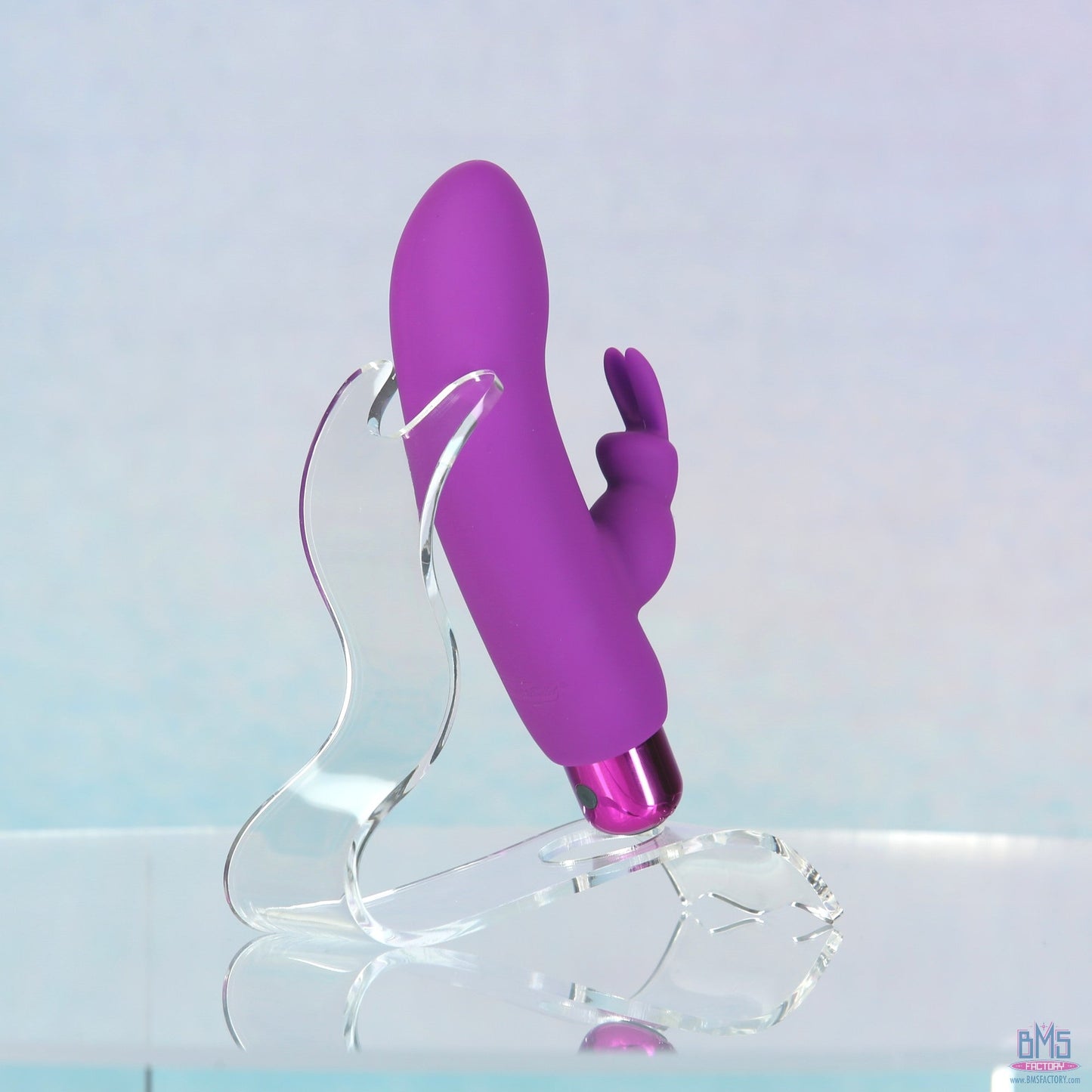 PowerBullet - Alice’s Bunny – Rechargeable Bullet with Removable Rabbit Sleeve – Purple