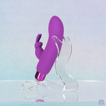 PowerBullet - Alice’s Bunny – Rechargeable Bullet with Removable Rabbit Sleeve – Purple