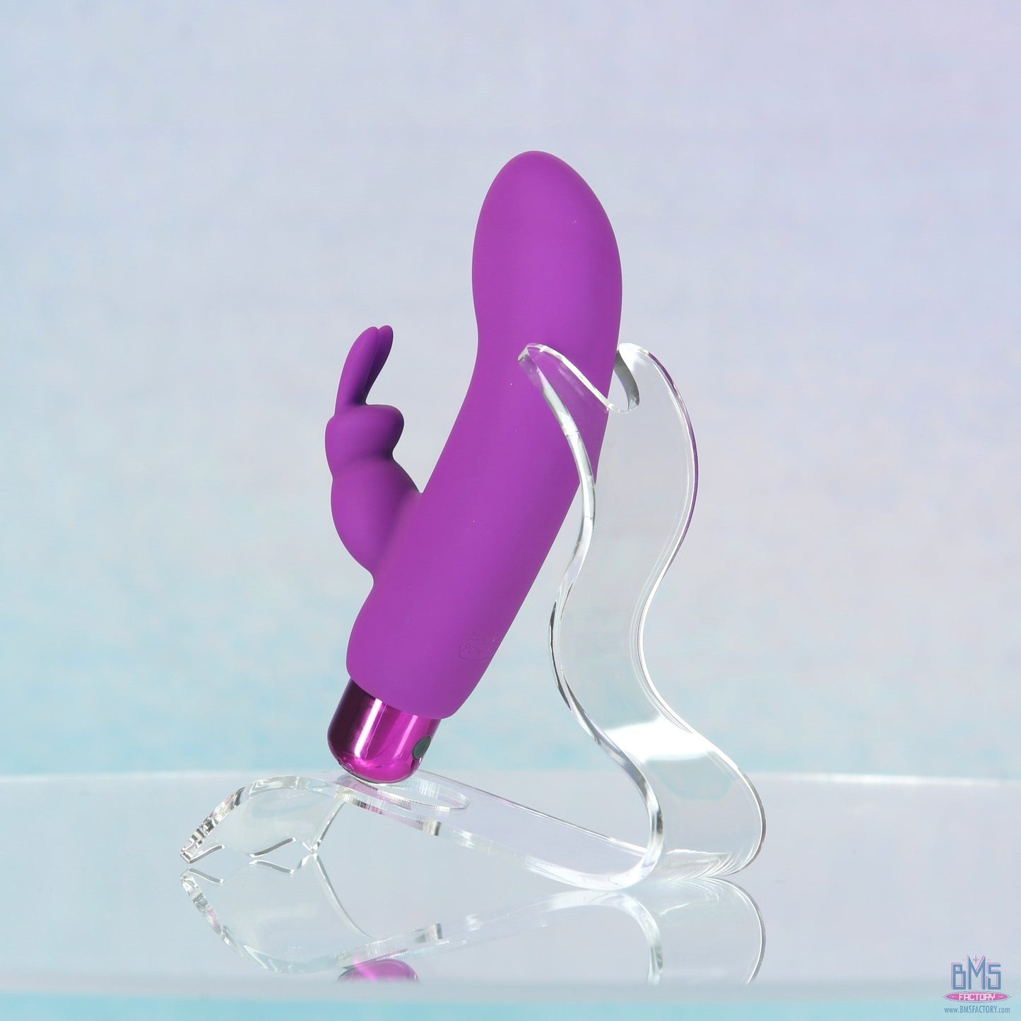 PowerBullet - Alice’s Bunny – Rechargeable Bullet with Removable Rabbit Sleeve – Purple
