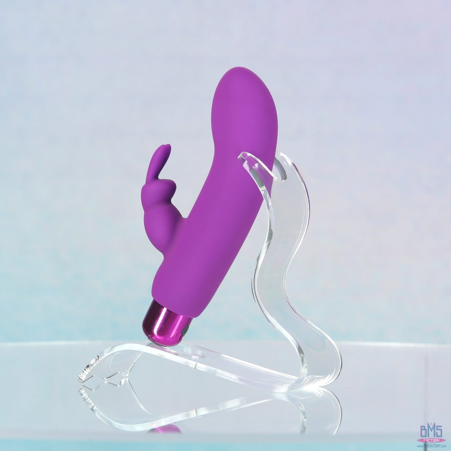 PowerBullet - Alice’s Bunny – Rechargeable Bullet with Removable Rabbit Sleeve – Purple