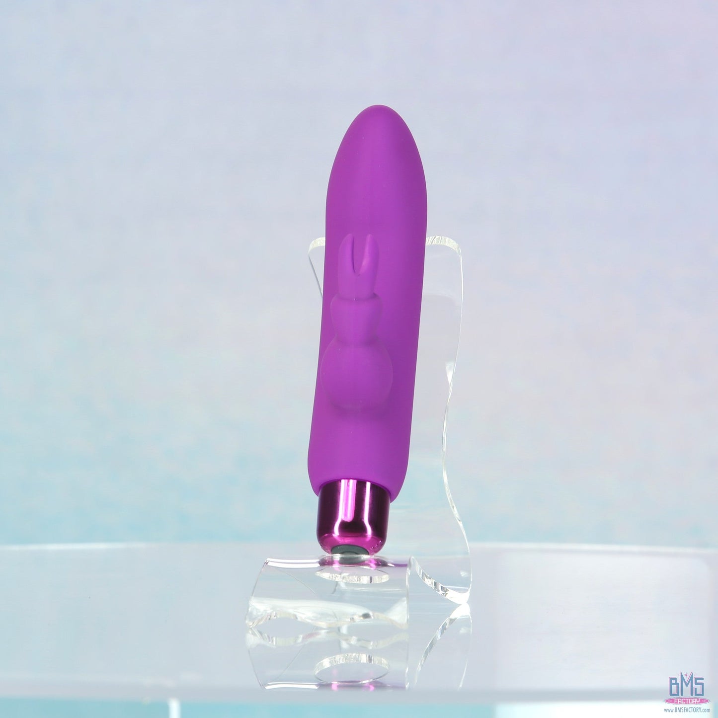 PowerBullet - Alice’s Bunny – Rechargeable Bullet with Removable Rabbit Sleeve – Purple