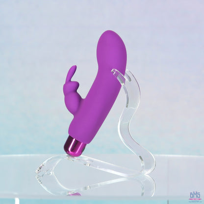 PowerBullet - Alice’s Bunny – Rechargeable Bullet with Removable Rabbit Sleeve – Purple
