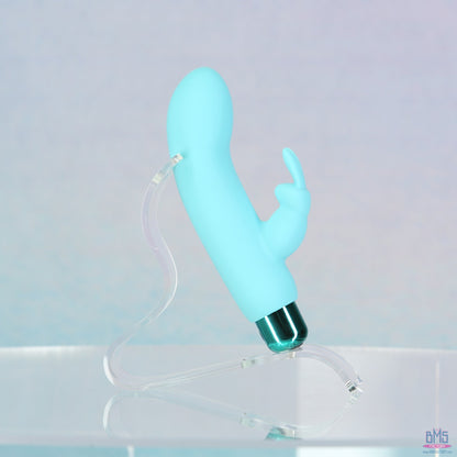 PowerBullet - Alice’s Bunny – Rechargeable Bullet with Removable Rabbit Sleeve – Teal