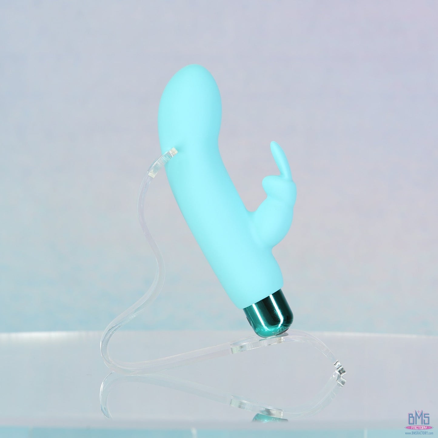 PowerBullet - Alice’s Bunny – Rechargeable Bullet with Removable Rabbit Sleeve – Teal