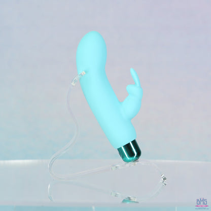 PowerBullet - Alice’s Bunny – Rechargeable Bullet with Removable Rabbit Sleeve – Teal