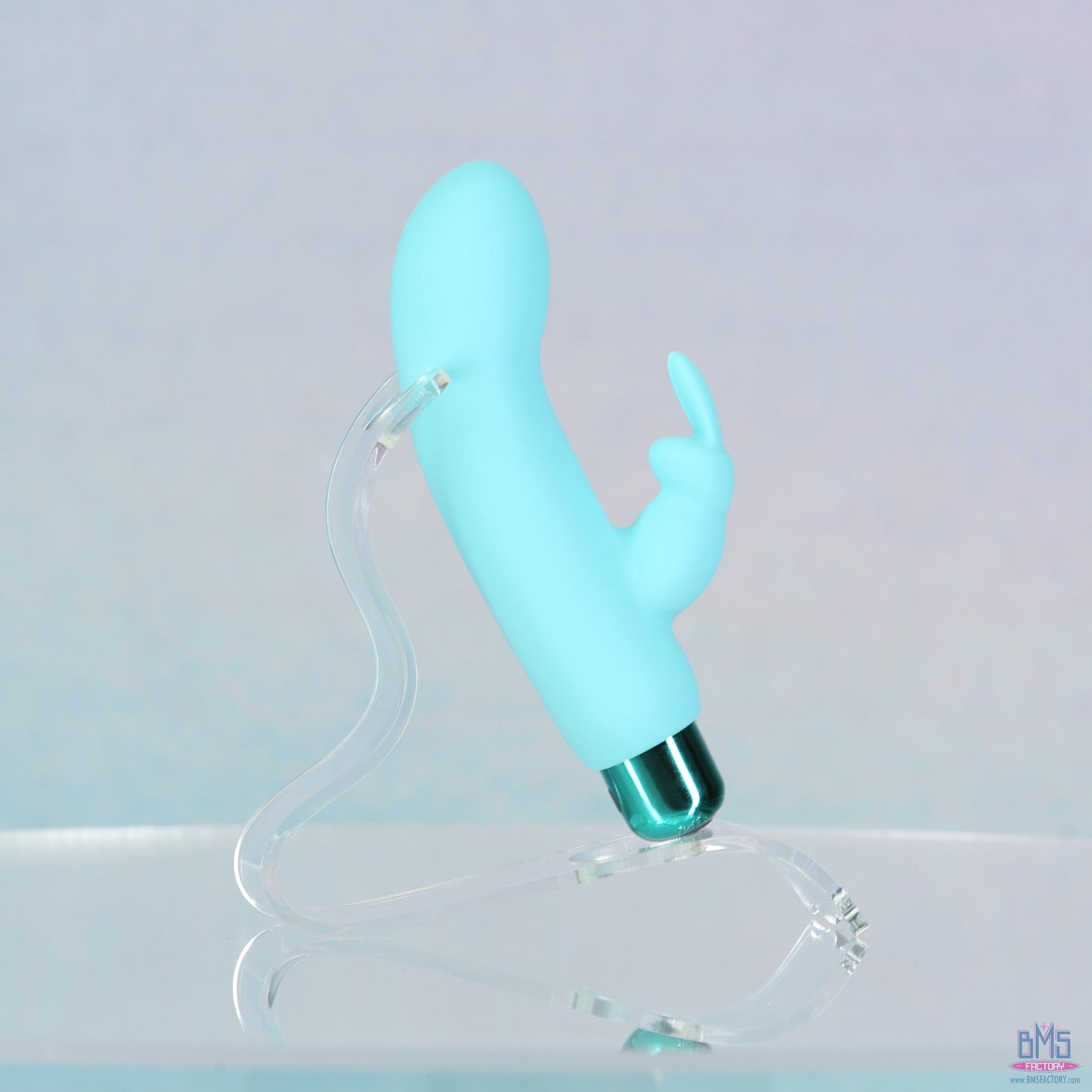 PowerBullet - Alice’s Bunny – Rechargeable Bullet with Removable Rabbit Sleeve – Teal