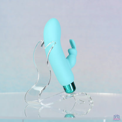 PowerBullet - Alice’s Bunny – Rechargeable Bullet with Removable Rabbit Sleeve – Teal
