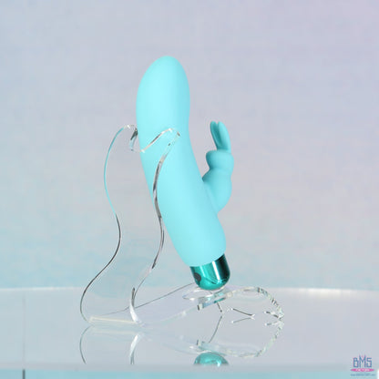 PowerBullet - Alice’s Bunny – Rechargeable Bullet with Removable Rabbit Sleeve – Teal