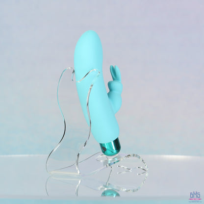 PowerBullet - Alice’s Bunny – Rechargeable Bullet with Removable Rabbit Sleeve – Teal