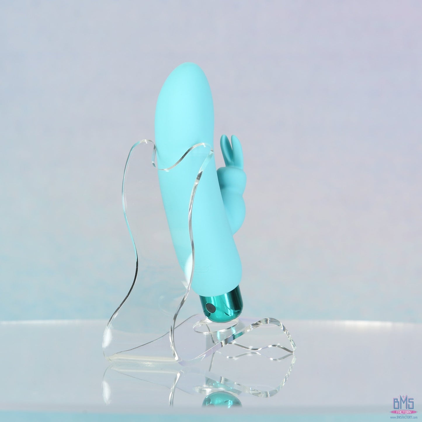 PowerBullet - Alice’s Bunny – Rechargeable Bullet with Removable Rabbit Sleeve – Teal
