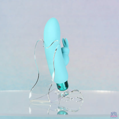 PowerBullet - Alice’s Bunny – Rechargeable Bullet with Removable Rabbit Sleeve – Teal