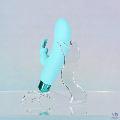 PowerBullet - Alice’s Bunny – Rechargeable Bullet with Removable Rabbit Sleeve – Teal