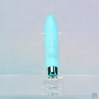 PowerBullet - Alice’s Bunny – Rechargeable Bullet with Removable Rabbit Sleeve – Teal