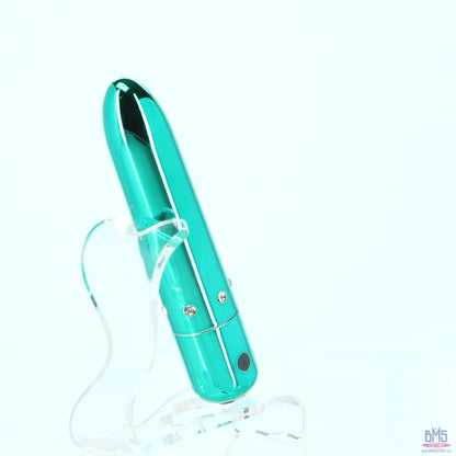 PowerBullet Pretty Point – Bullet Vibrator – Rechargeable – Teal