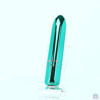 PowerBullet Pretty Point – Bullet Vibrator – Rechargeable – Teal