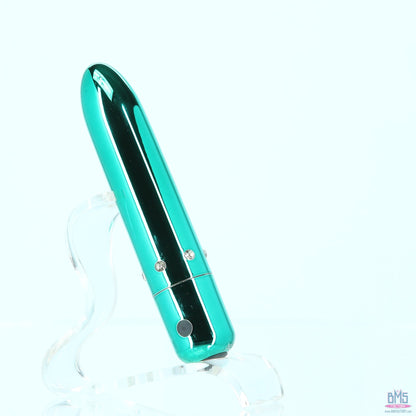 PowerBullet Pretty Point – Bullet Vibrator – Rechargeable – Teal