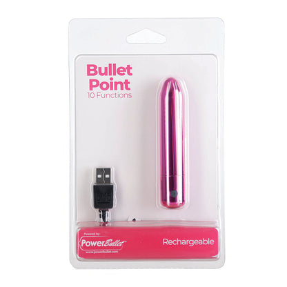 PowerBullet Bullet Point – Bullet Vibrator – USB Rechargeable – Pink