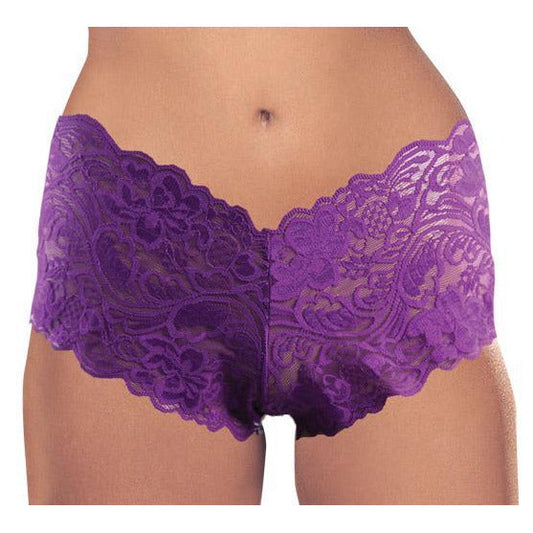 Boy Leg Panty - Violet - Large
