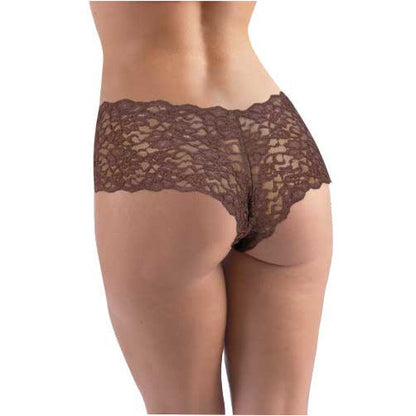 Boy Leg Panty -  Dark Chocolate - Large