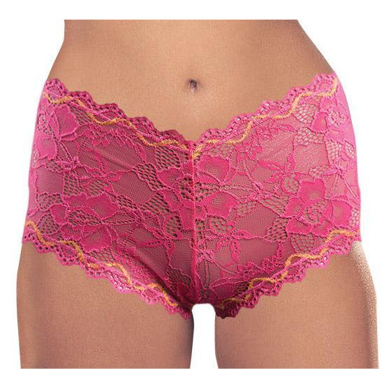Boy Leg Panty - Fuchsia - Large