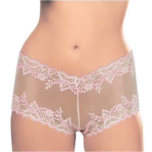 Boy Leg Panty - Assorted White - Medium