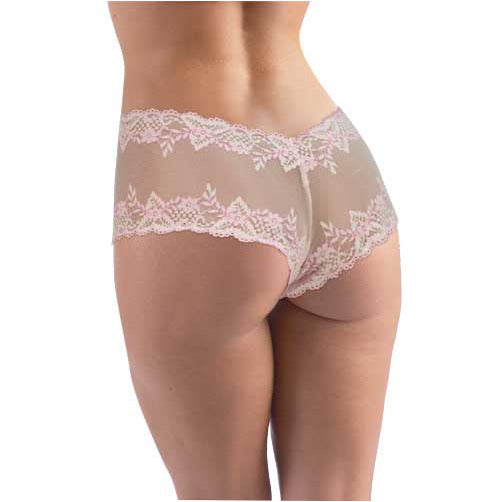 Boy Leg Panty - Assorted White - Medium