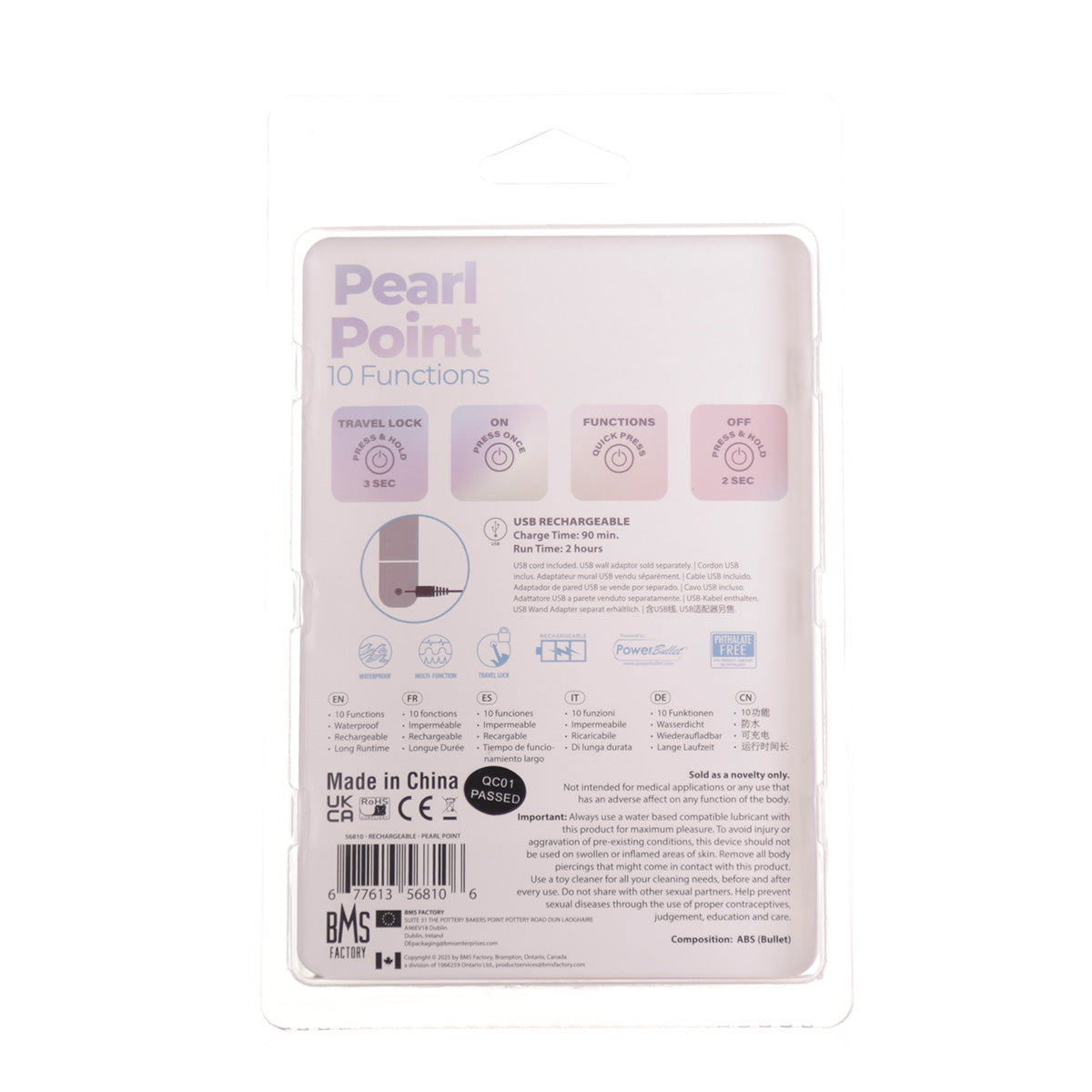 PowerBullet Pearl Point Bullet - Pearlescent