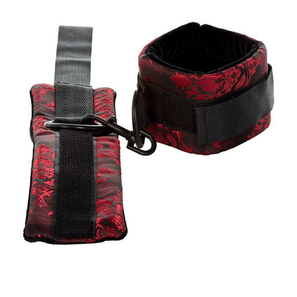 CalExotics® Scandal – Breathable Ball Gag with Cuffs – Red