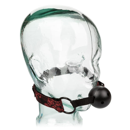 CalExotics® Scandal – Breathable Ball Gag with Cuffs – Red
