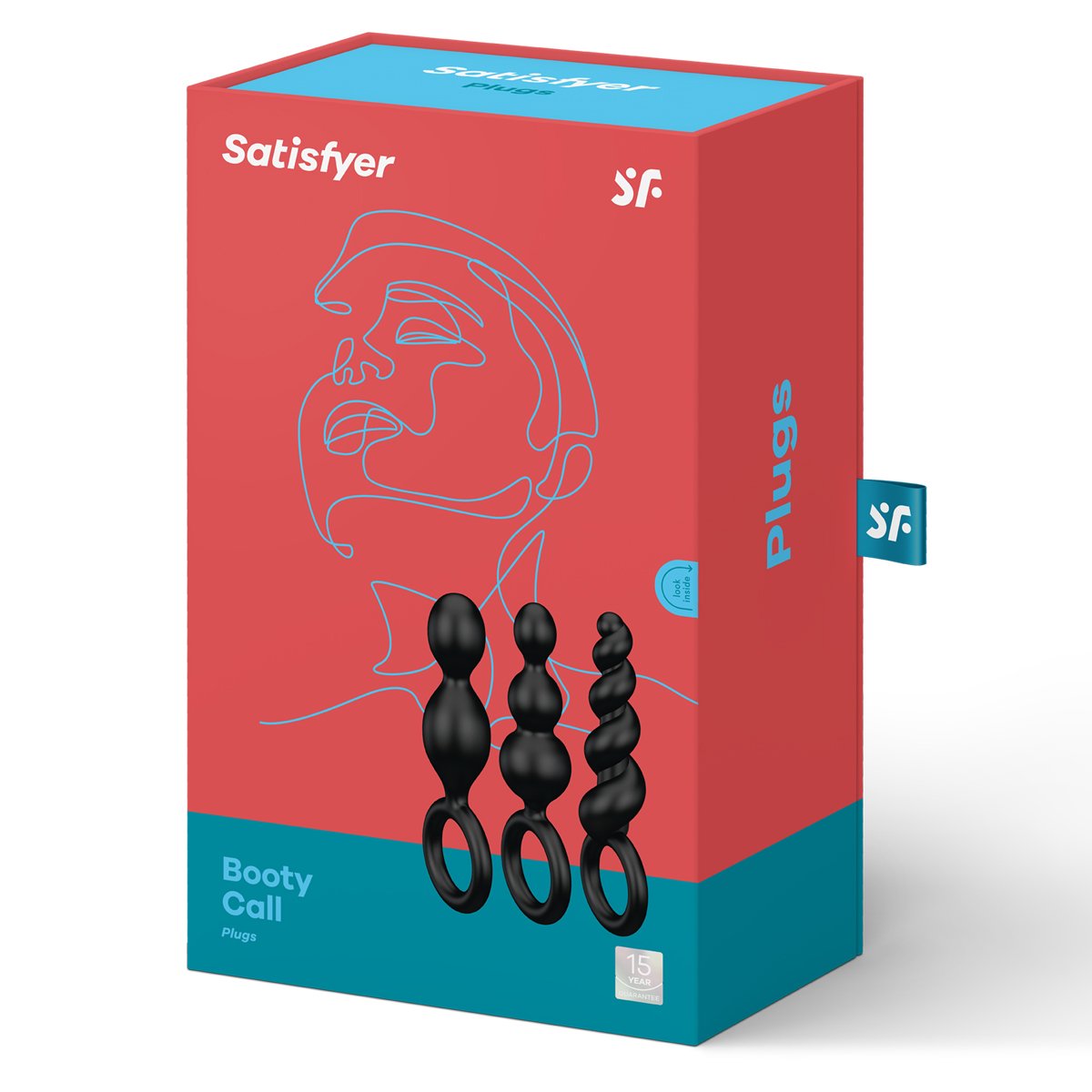 Satisfyer Butt Plugs – 3 Piece Added Value Pack – Black