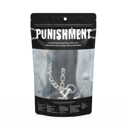 Punishment - Crystal Detail Handcuffs – Black