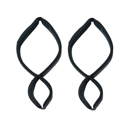 Punishment - Thigh to Wrist Restraints - Black