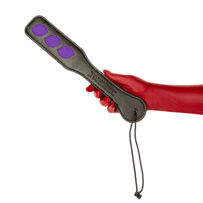 Punishment - Purple Lips Paddle – Black